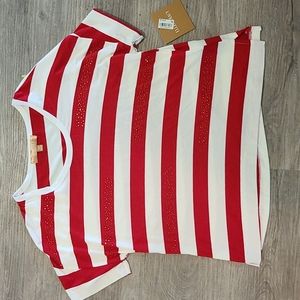 NWT red and white striped - Ellen Tracy